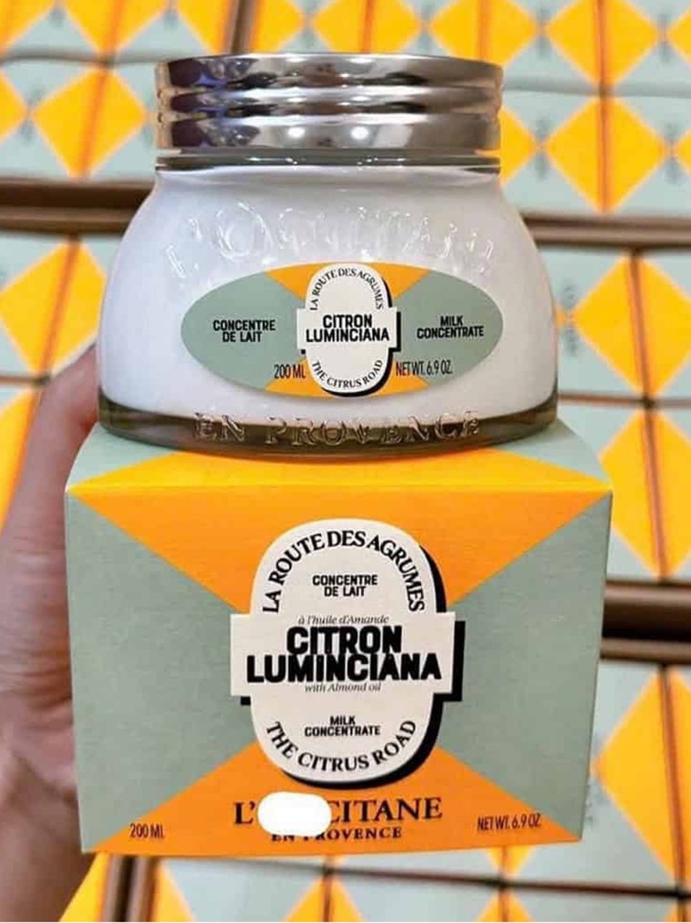 L'OCCITANE Citron Luminiana Milk Concentrate 6.9 oz/200 ml NIB